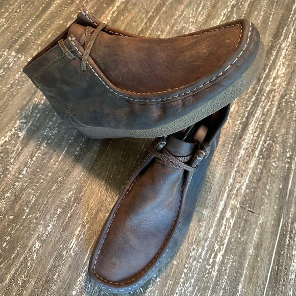 Collection by Clark’s Leather Wallaby Shoes Chukka Boots Brown Men’s Size 12 main image 12